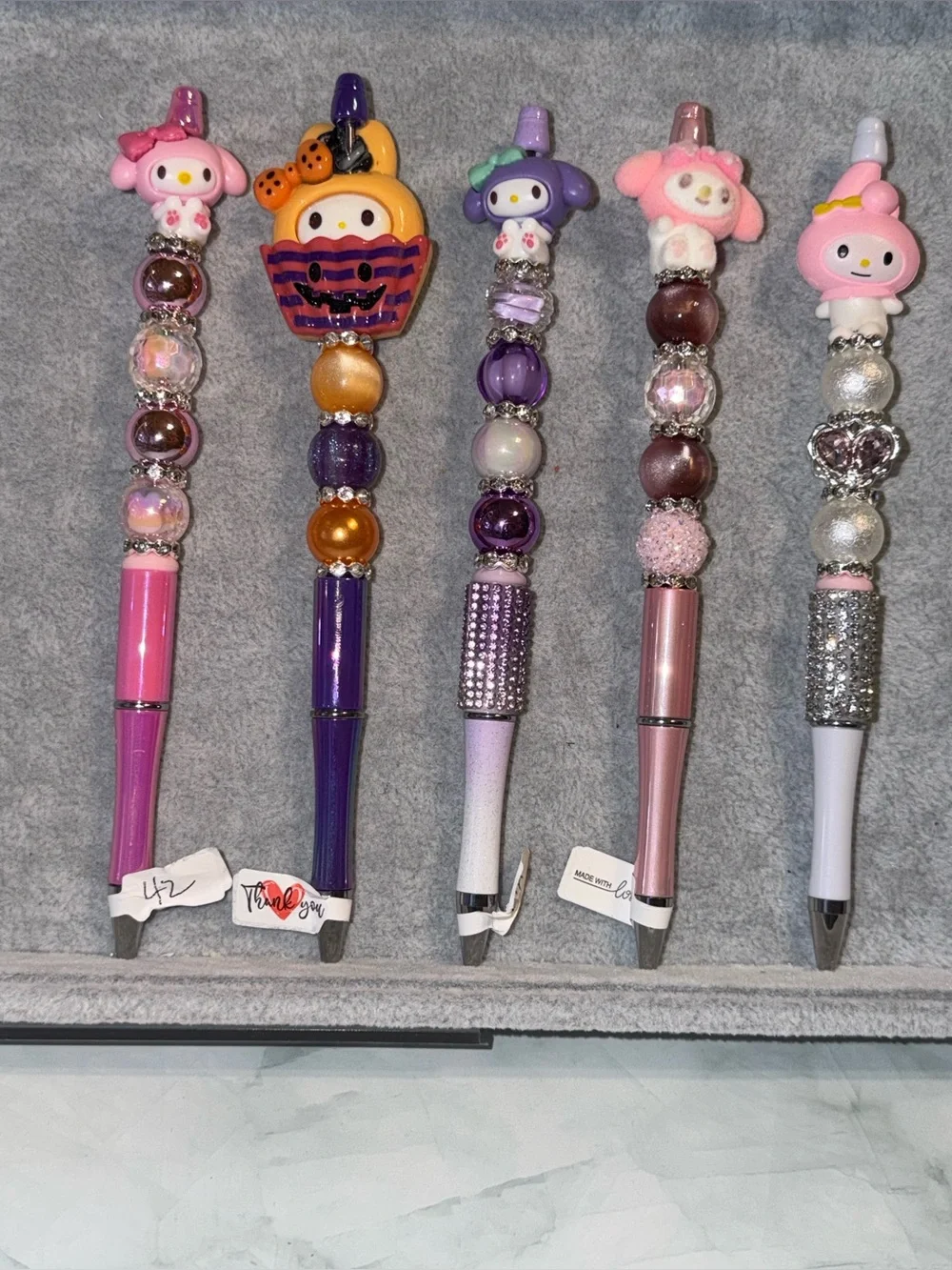 P1339 Handcrafted Beaded Decorative Ballpoint Pen - You choose